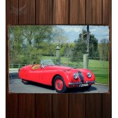 Металлическая табличка Jaguar XK120 Roadster UK-spec